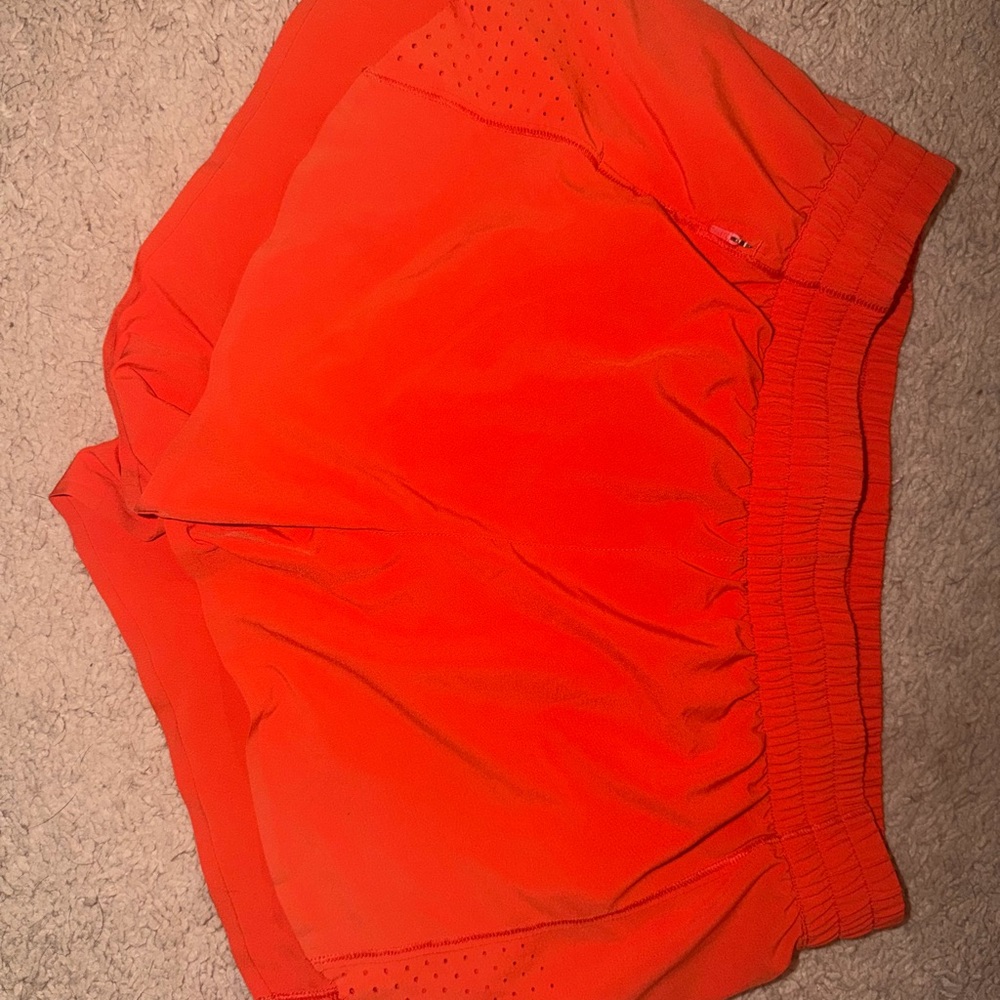 Athleta Bright Orange Athletic Shorts